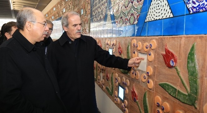 Büyükşehir’den ‘Yeşil Tüp Geçidi’ne Kültürel Motifler