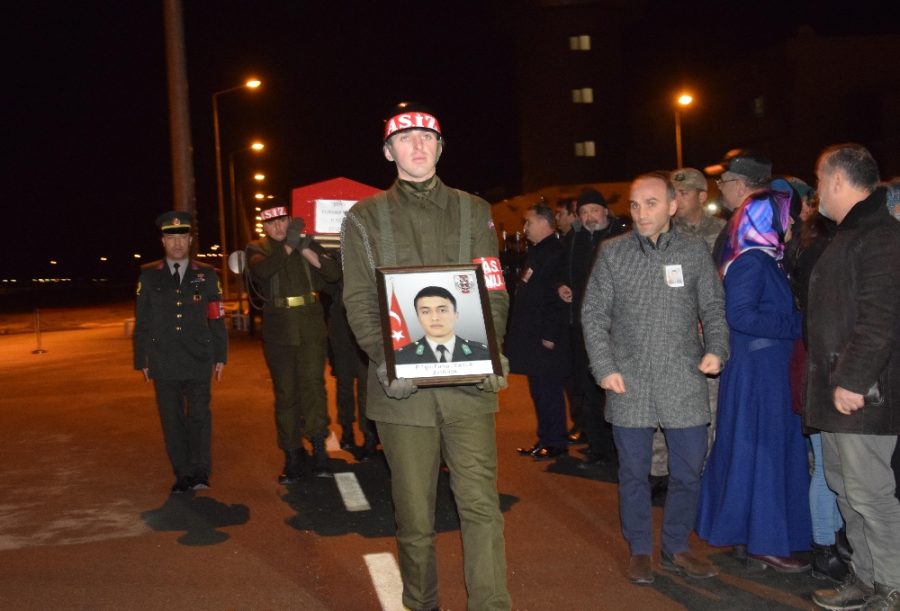 Şehit baba ocağında