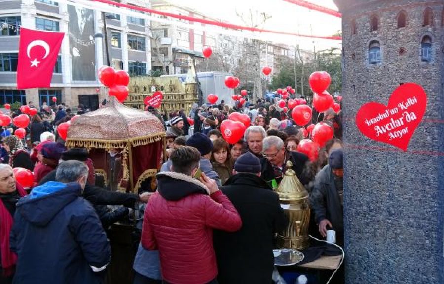 Avcılar|da Sevgililer Günü coşkusu