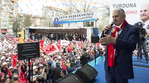 Başbakan Kütahya|da konuştu