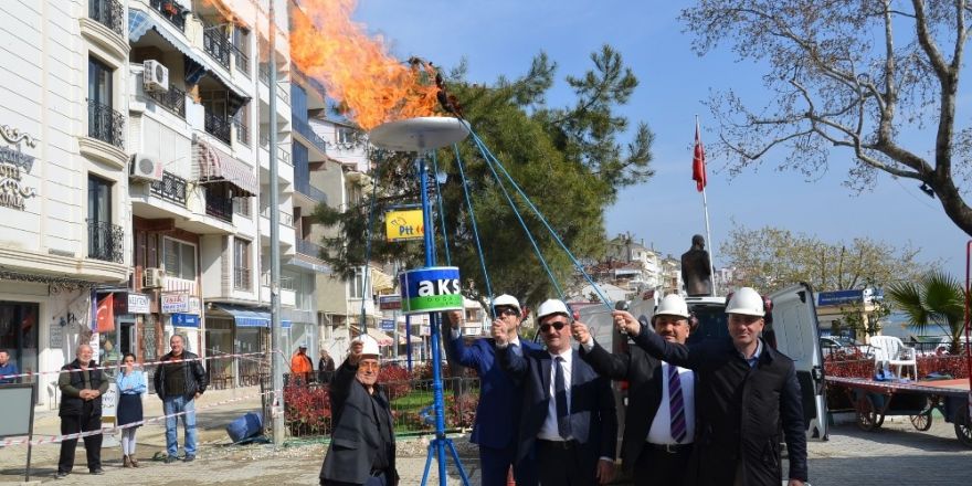 Kumla|da doğalgaz sevinci