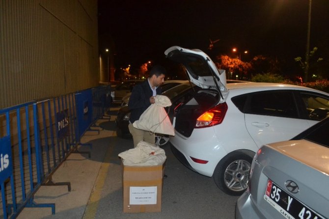 İzmir|de seçim torbaları dağıtıldı