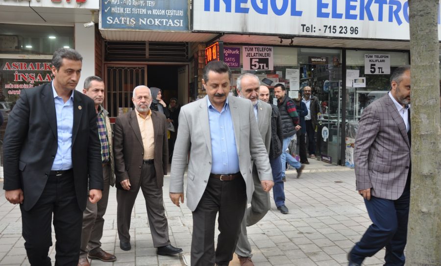 Bakan Çelik|den Bursa|da taziye ziyareti