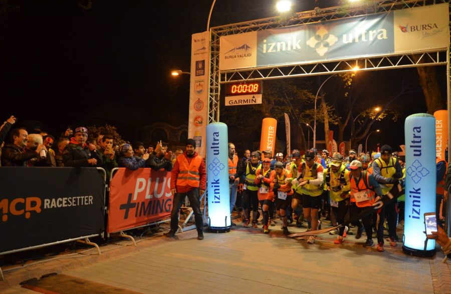 140 kilometrelik Bursa İznik Ultra Maratonu start aldı
