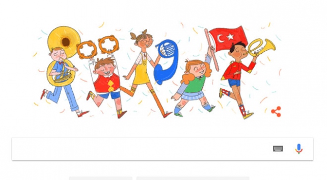 Google|dan 23 Nisan|a özel doodle