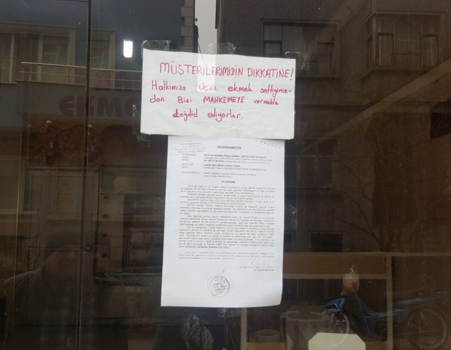 Halka ucuz ekmek satan fırına ihtar