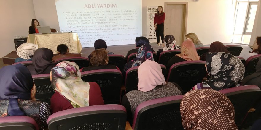 İzmitli kadınlar haklarını öğreniyor