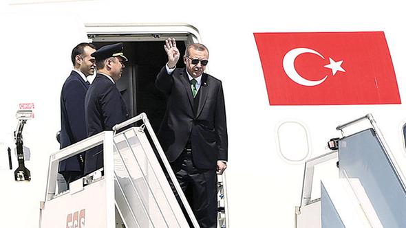 Erdoğan 25 saatini havada geçirecek