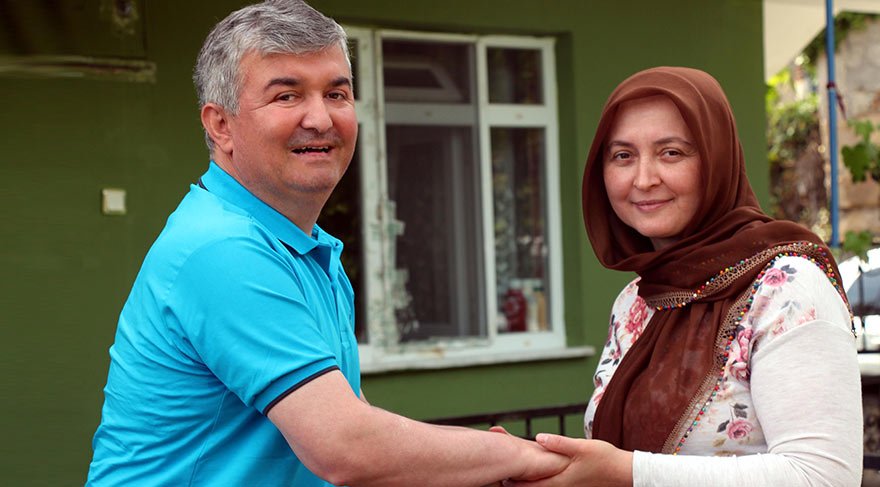 Eşi sayesinde ayağa kalktı
