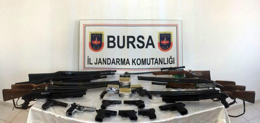 Bursa|da silah kaçakçılarına operasyon