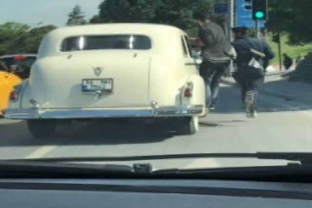 Yollarda akıl almaz görüntü