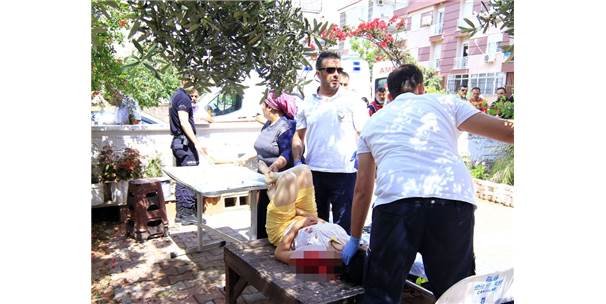Sözlüsü kadın polisi kazara vurdu