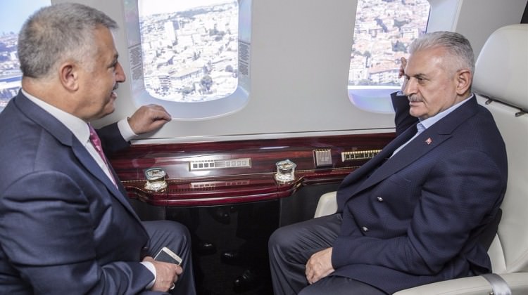 Yıldırım, 3. Havalimanı inşaatını inceledi