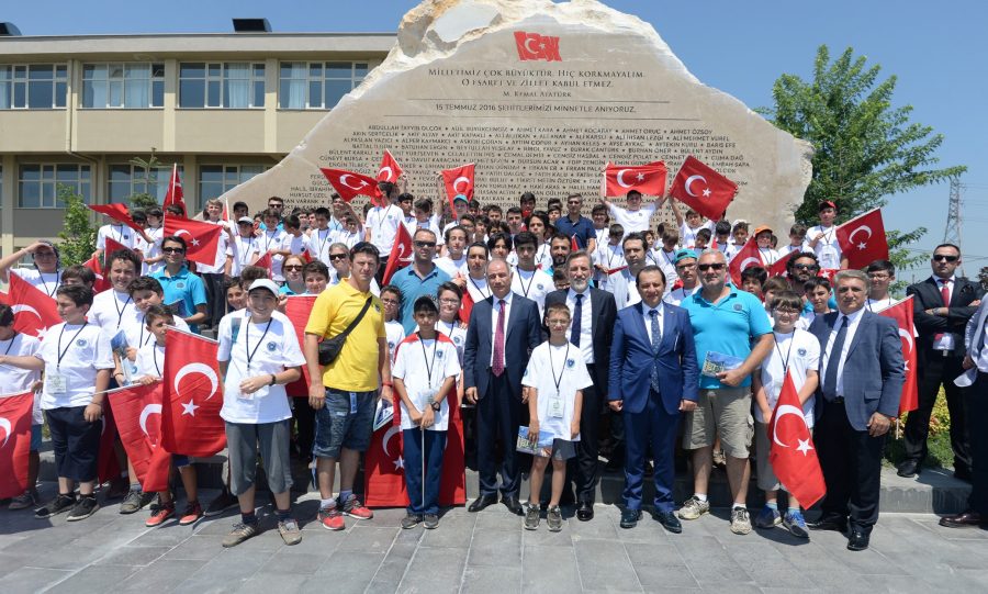15 Temmuz Şehitler Anıtı|nın açılışı yapıldı