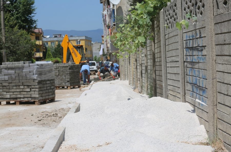 Gürsu|da üstyapı çalışmaları sürüyor