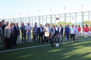 Asırlık saha yeniden yapıldı