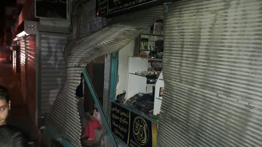 Suriyelilerin dükkanında büyük patlama