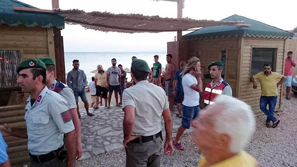 Tatil merkezi fena karıştı