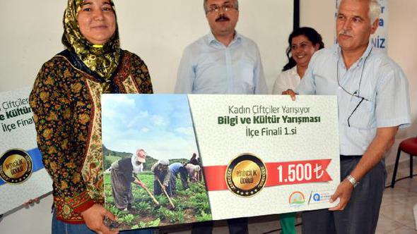 Kadın çiftçiler yarışıyor
