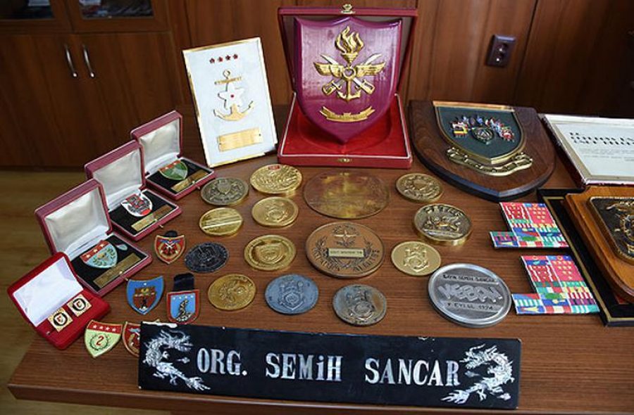 Sancar|ın madalyaları askeri müzede