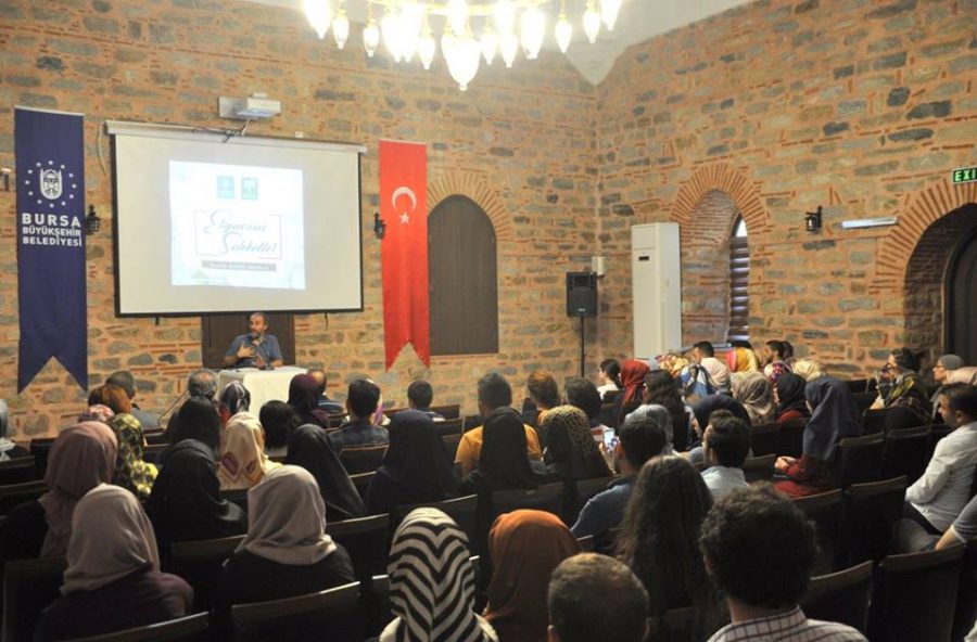 Erguvan sohbetleri başladı