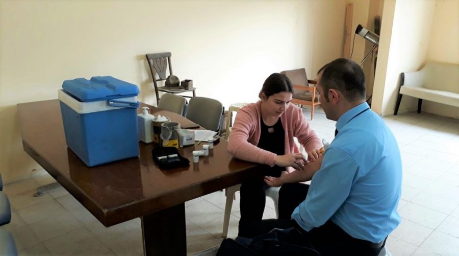 Gemlik|te belediye personeline sağlık taraması