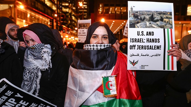 Chicago|da |Kudüs| protestosu