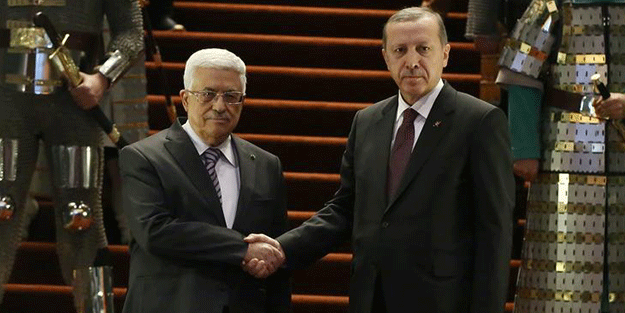 Erdoğan, Mahmut Abbas ile görüştü