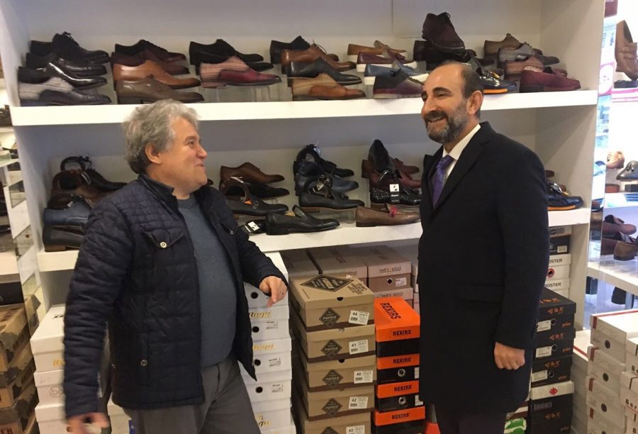 Edebali esnafla buluştu