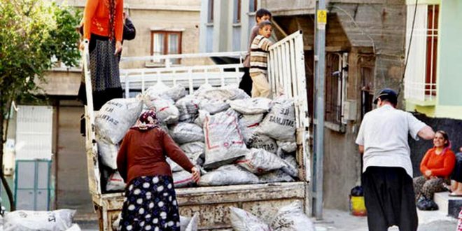 Kömür alamayan isyan etti