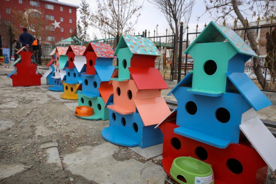İlçeyi yuvalarla donattılar