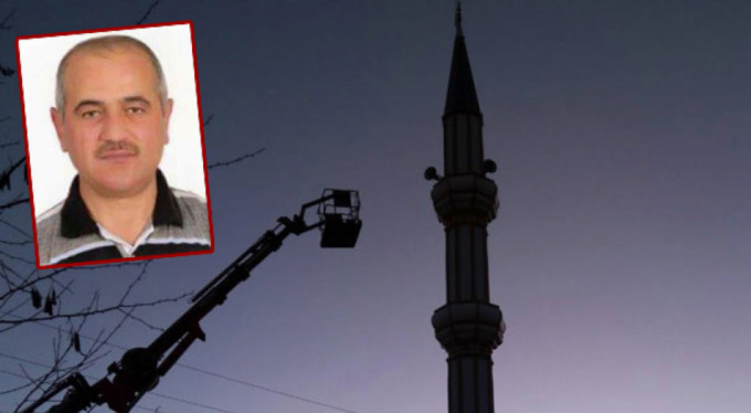 İmam, minarede kalp krizi geçirdi