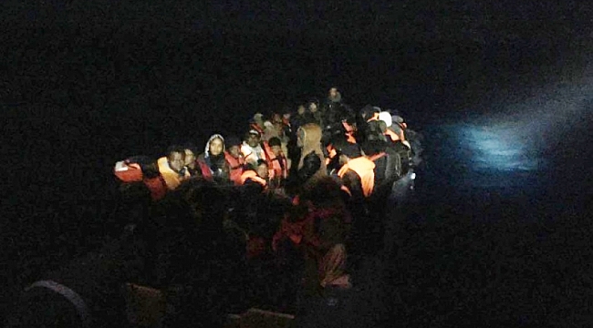 105 göçmen yakalandı