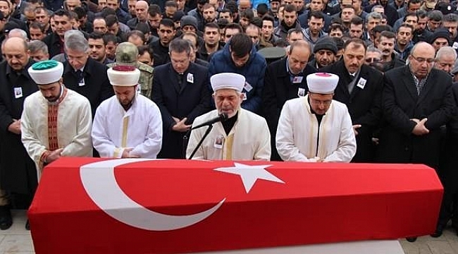 Afrin şehidi son yolculuğuna uğurlandı