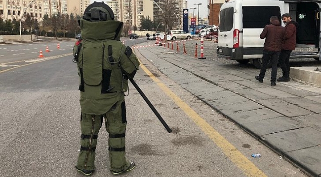 Başkent'te şüpheli çanta paniği