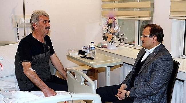 Çavuşoğlu'ndan Kamıl'a ziyaret