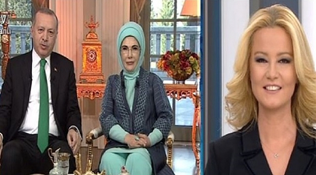 Erdoğan çifti Müge Anlı'ya konuk oldu!