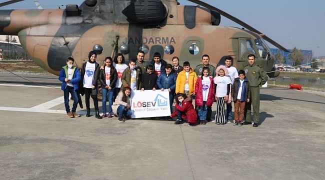 Jandarma LÖSEV'li çocukları ağırladı
