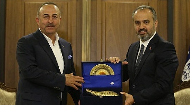 Çavuşoğlu'ndan Aktaş'a ziyaret