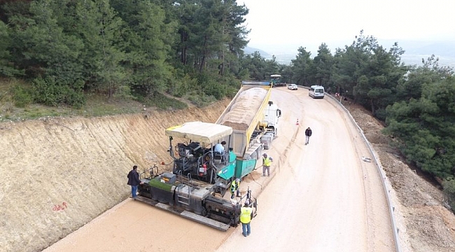 Gürsu'da TOKİ yolu asfaltlanıyor