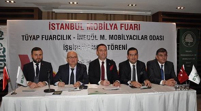 İnegöllü mobilyacılar TÜYAP ile anlaştı