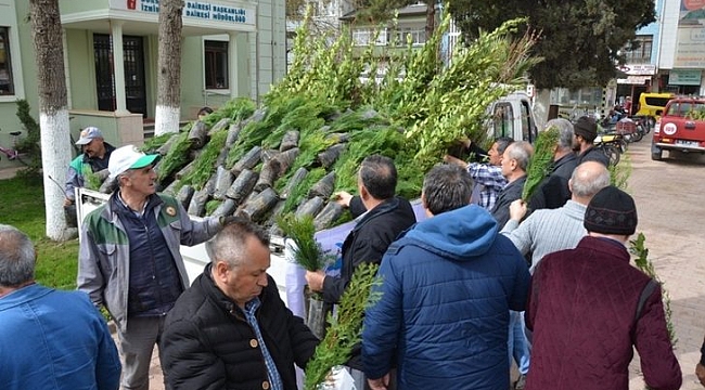 İzniklilere 5 bin fidan dağıtıldı