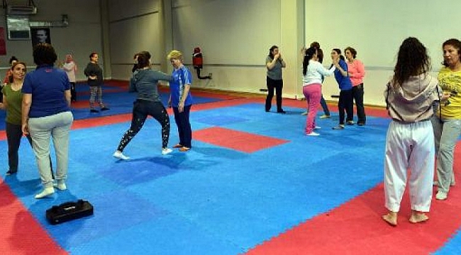 Kadınlara şiddete karşı tekvando eğitimi
