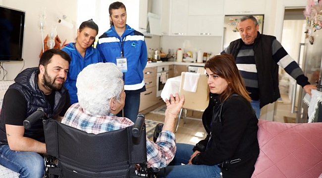 Mudanya'da yaşlı ve engelli bireylere destek