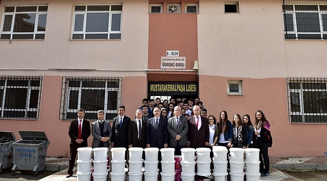 Okullara boya desteği