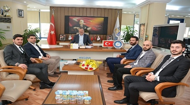 TÜGVA'dan Başkan Özkan'a ziyaret