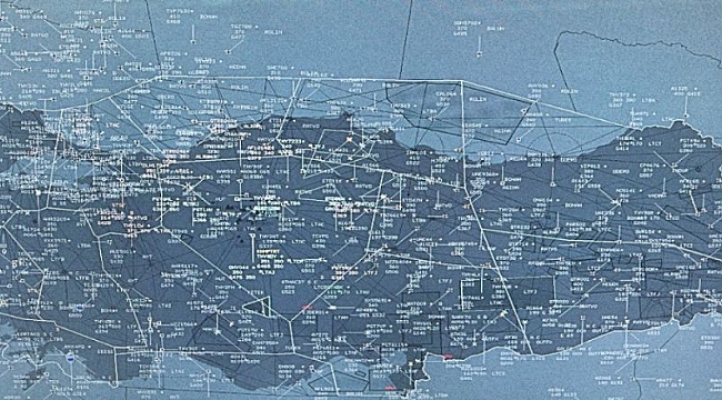 Türk hava sahasında transit trafiği artıyor
