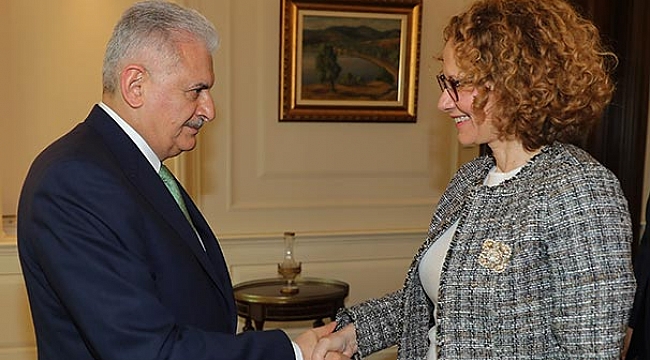 Yıldırım, Şekerinska'yı kabul etti