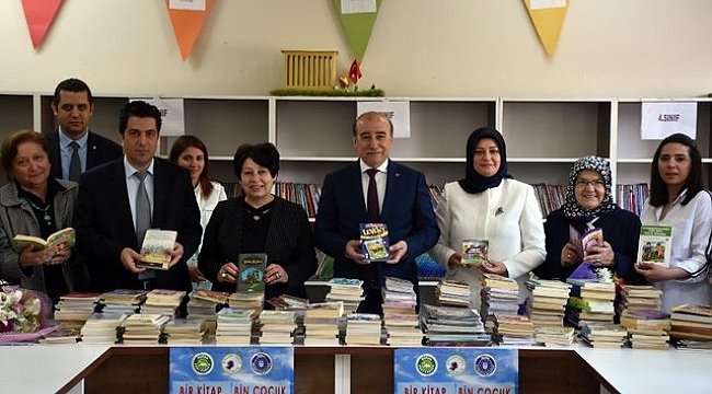 'Bir kitap yolla, bin çocuk okusun'