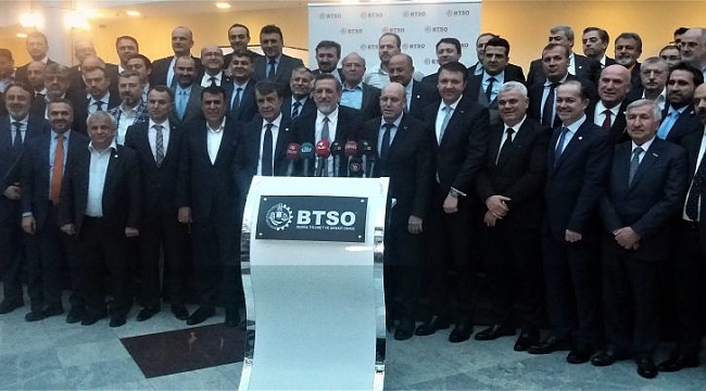 BTSO'da zafer İbrahim Burkay'ın